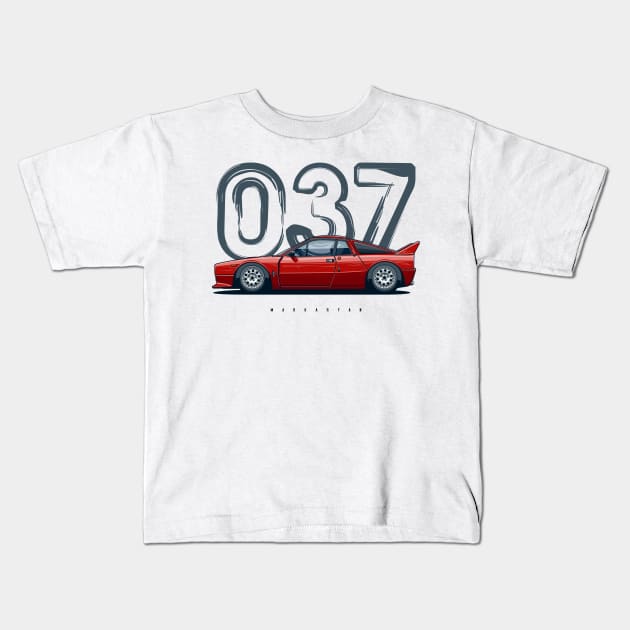 037 Kids T-Shirt by Markaryan